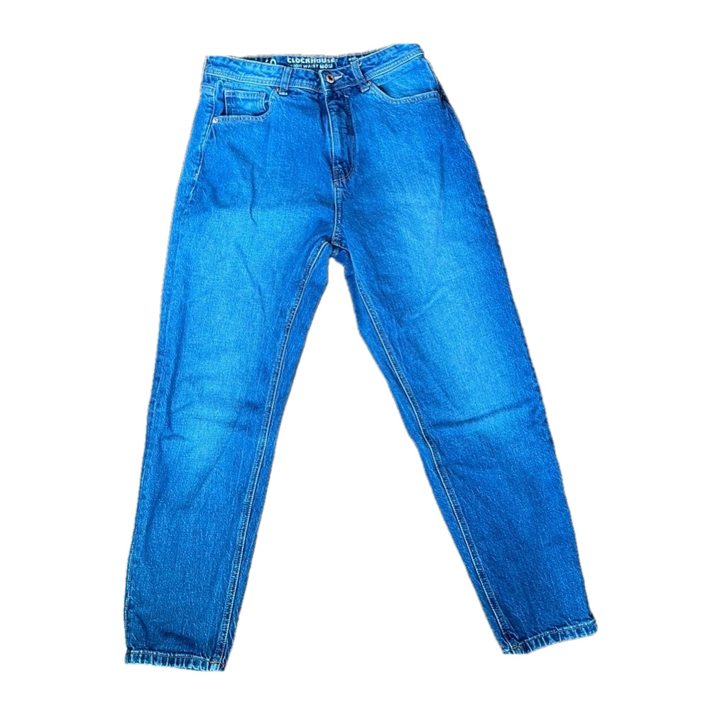 Clockhouse Blue High Waist Mom Jeans